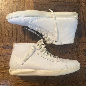 Cole Haan Grand Crosscourt High Top Sneakers White Sz 11 Men’s EUC Grand. OS